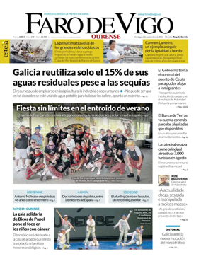 Cover of Faro de Vigo (Ourense)