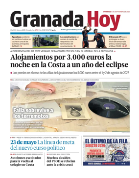 Cover of Granada Hoy