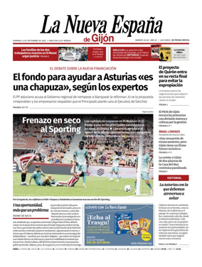 Cover of La Nueva Espana (Gijon)