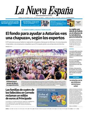 Cover of La Nueva Espana (Oviedo)