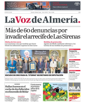 Cover of La Voz de Almeria
