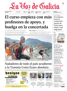 Cover of La Voz de Galicia (Carballo)