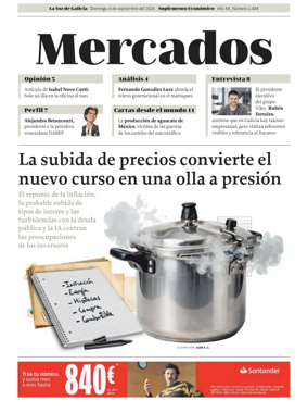 Cover of La Voz de Galicia (Ferrol) - Mercados