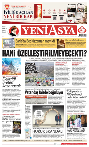 Cover of Yeni Asya