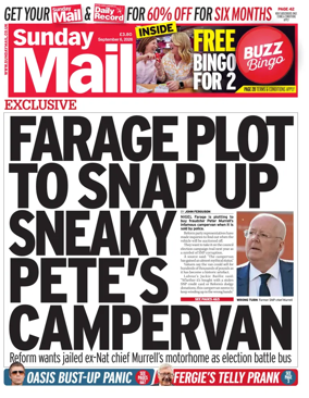 Cover of Sunday Mail (UK)