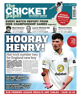 Cover of The Cricket Paper