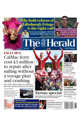 Cover of The Herald (Scotland)