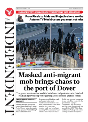 Cover of The Independent
