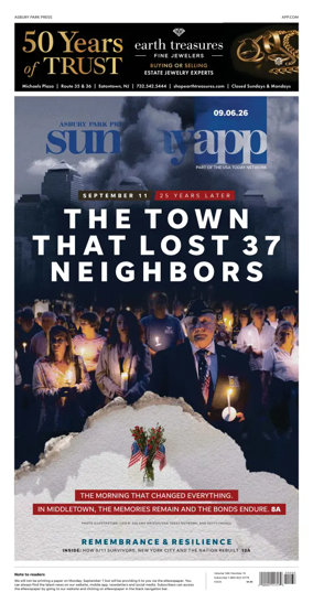 Cover of Asbury Park Press