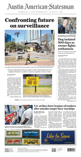 Cover of Austin American-Statesman