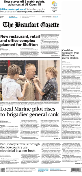 Cover of Beaufort Gazette (Sunday)