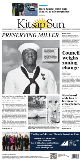 Cover of Kitsap Sun