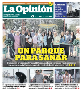 Cover of La Opinion