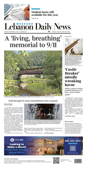 Cover of Lebanon Daily News