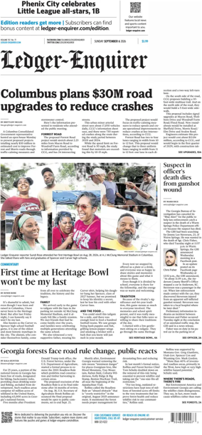 Cover of Ledger-Enquirer (Sunday)