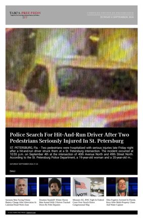 Cover of Tampa Free Press