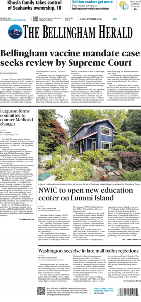 Cover of The Bellingham Herald (Sunday)