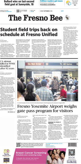 Cover of The Fresno Bee (Sunday)