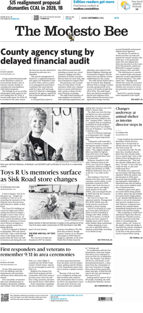 Cover of The Modesto Bee (Sunday)