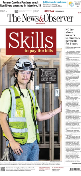 Cover of The News & Observer (Sunday)
