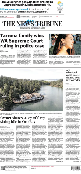 Cover of The News Tribune