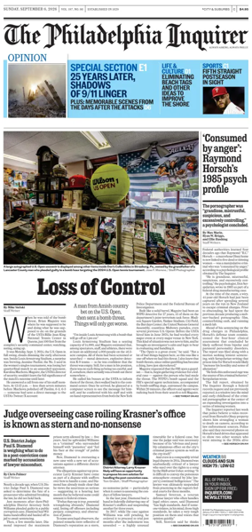 Cover of The Philadelphia Inquirer (South Jersey edition)
