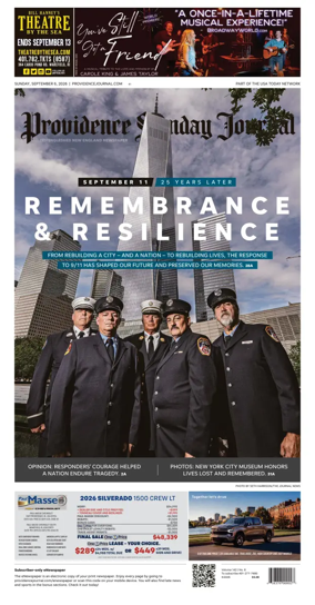Cover of The Providence Journal