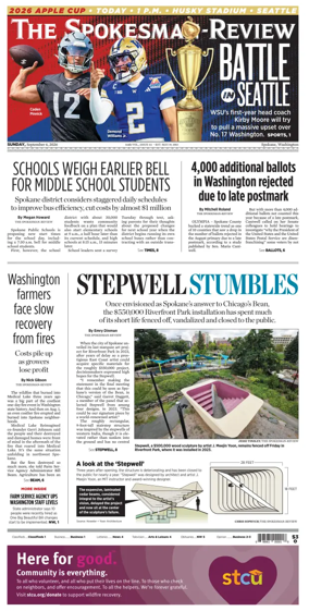Cover of The Spokesman-Review (Spokane)