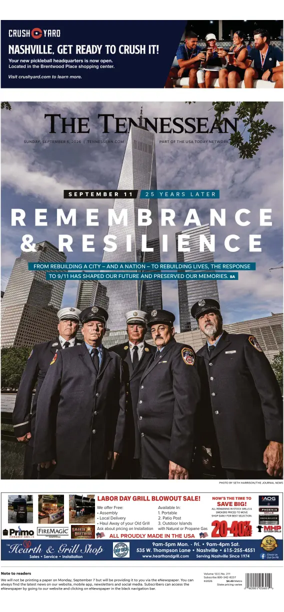 Cover of The Tennessean
