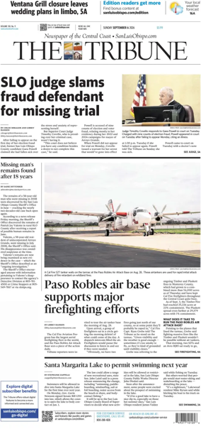 Cover of The Tribune (SLO) (Sunday)