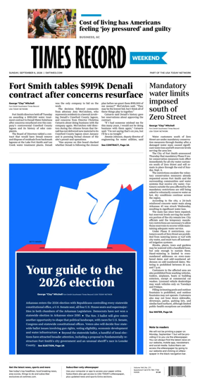 Cover of Times Record (Ft. Smith Southwest)