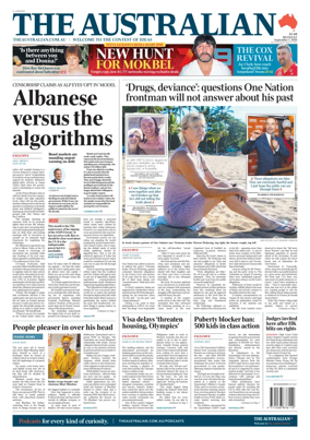 Cover of The Australian