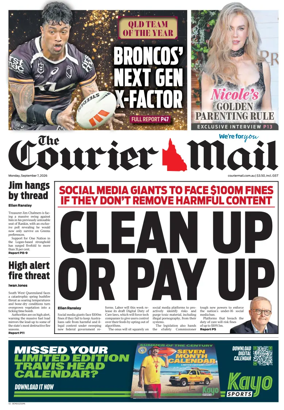 Cover of The Courier-Mail