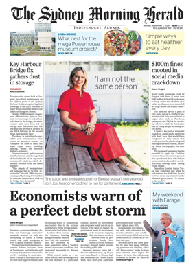 Cover of The Sydney Morning Herald