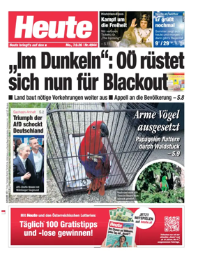 Cover of Heute - Oberosterreich Ausgabe