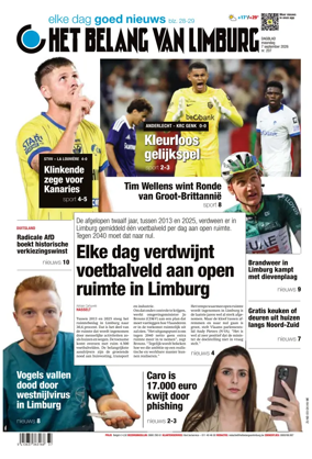 Cover of Het Belang van Limburg