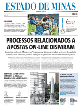 Cover of Estado de Minas (Brazil)