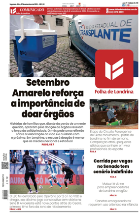 Cover of Folha de Londrina