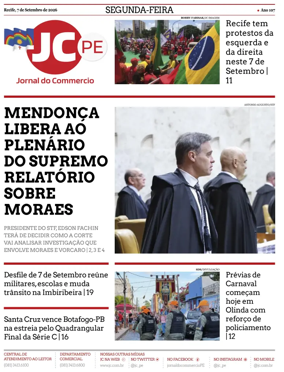 Cover of Jornal do Commercio
