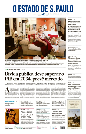 Cover of O Estado de S. Paulo