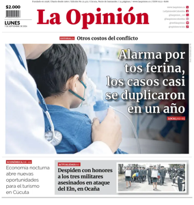 Cover of La Opinion