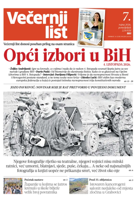 Cover of Vecernji list BiH