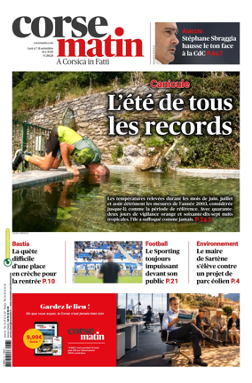 Cover of Corse Matin
