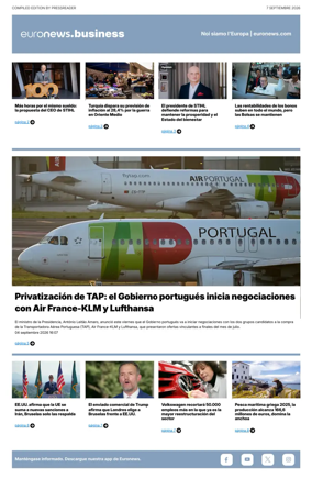 Cover of Euronews Business (Spanish) Compiled Edition