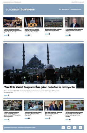 Cover of Euronews Business (Turkish) Compiled Editions