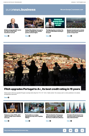 Cover of Euronews Business