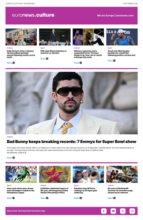 Cover of Euronews Culture and Sport Compiled Edition