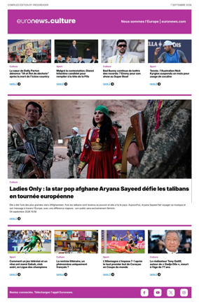 Cover of Euronews Culture (French)