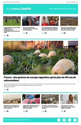 Cover of Euronews Health (French)