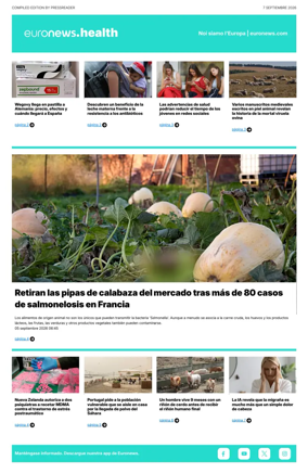 Cover of Euronews Health (Spanish) Compiled Edition